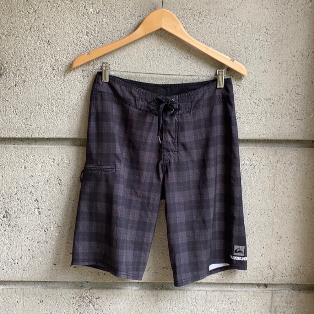 Quiksilver Neo Fly Boardshorts Black Plaid